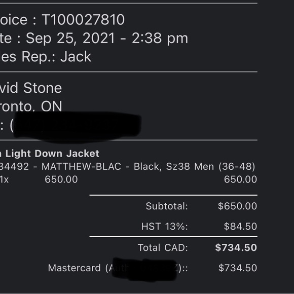 Mackage Men’s Winter Jacket - Matthew Bomber - Picture 3 of 9